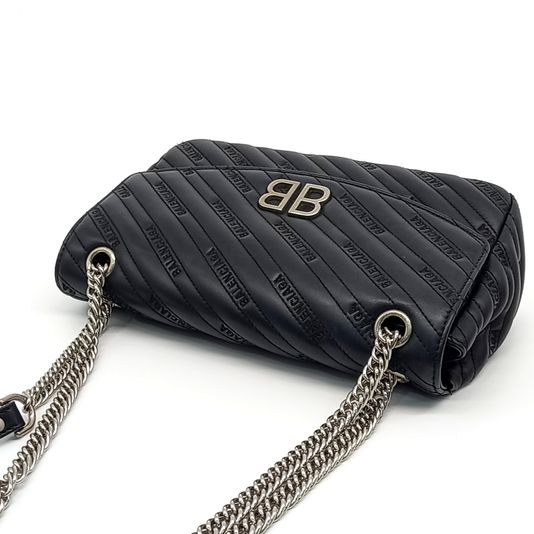 Balenciaga Chain BB Round Shoulder Bag (516921) (10257641)