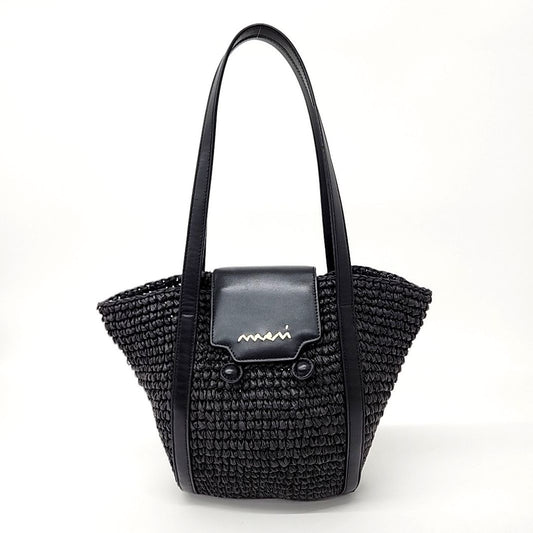 Marni raffia-effect trunkaru beach bag (10258357)
