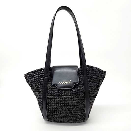 Marni raffia-effect trunkaru beach bag (10258357)