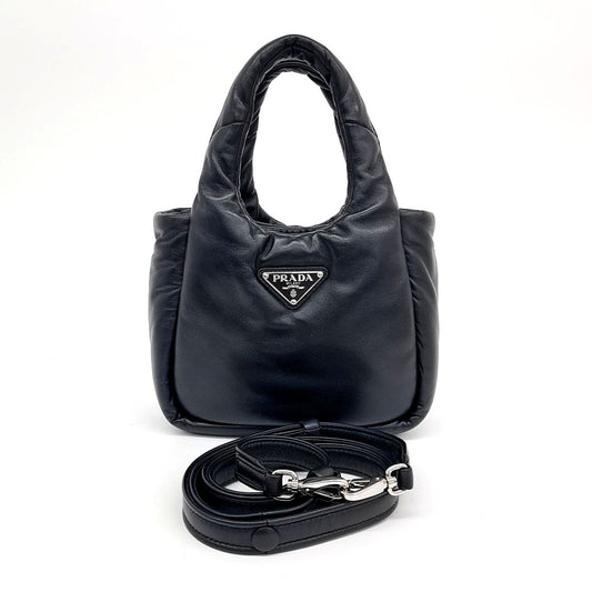 Prada Padded Soft Napa Tote Bag Small (10258504)