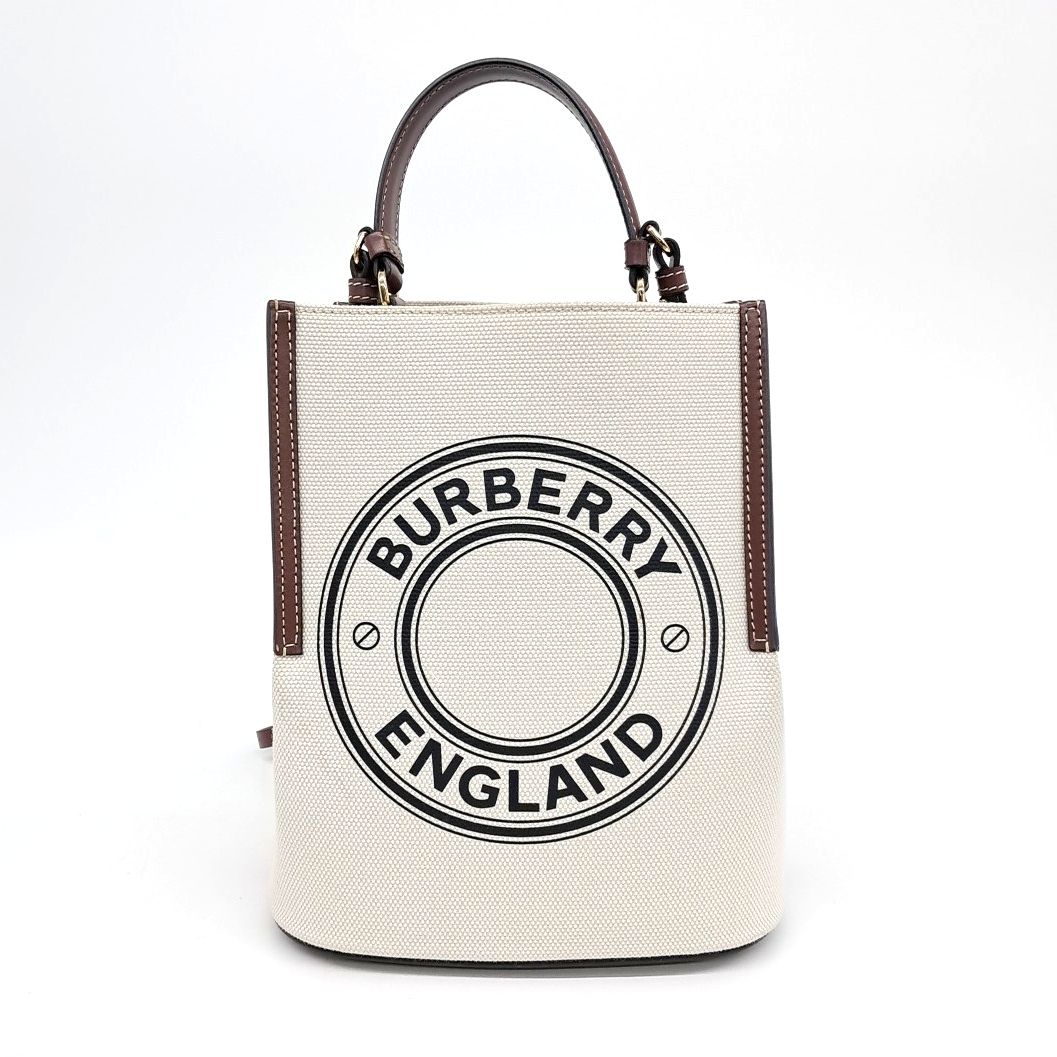 Burberry Canvas Peggy Bucket Bag (10258505)