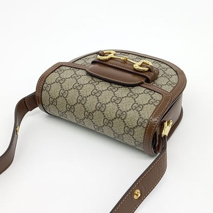 Gucci 1955 Horsebit Round Mini Bag (760191) (10260433)