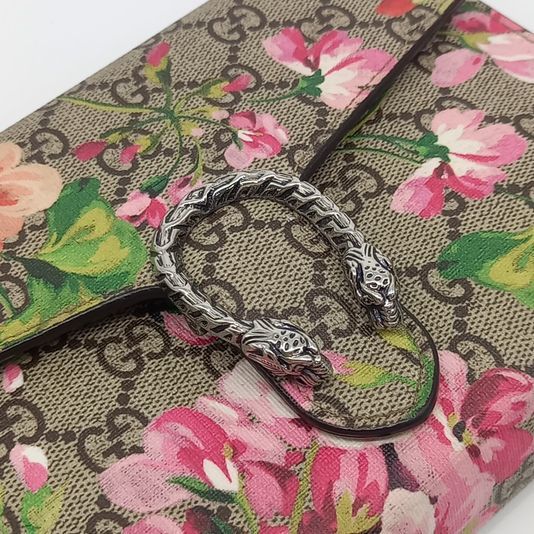 Gucci Bloom Supreme Mini Chain Bag (401231) (10260434)