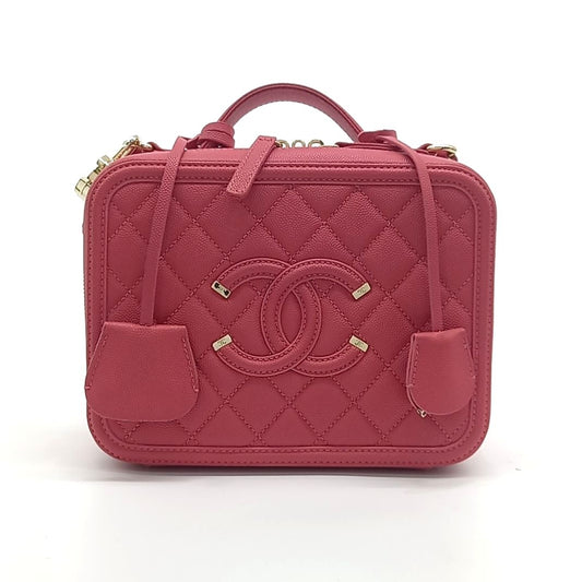 Chanel Caviar Cosmetic Tote and Shoulder Bag (10261878)