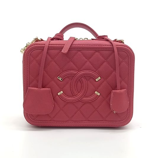 Chanel Caviar Cosmetic Tote and Shoulder Bag (10261878)