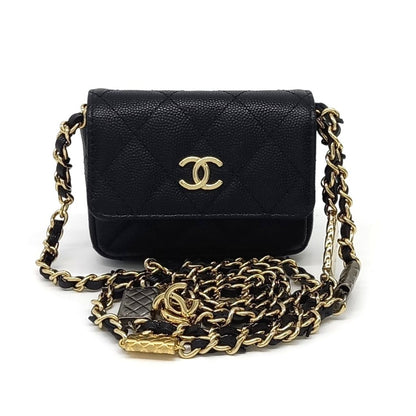 Chanel Caviar Chain Belt Bag (10263854)