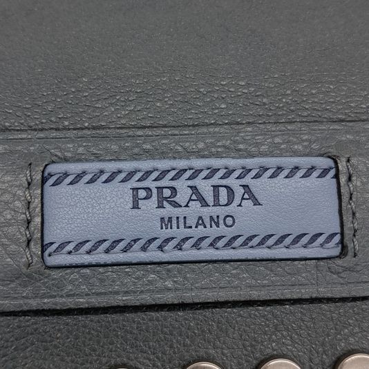 Prada Etiquette Glacé Calf Flap Bag (1BD082) (10265308)