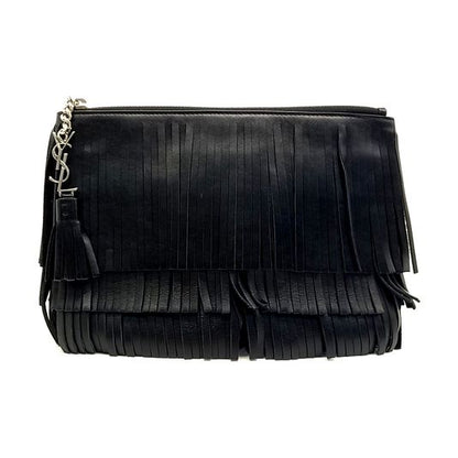 Saint Laurent Fringe Clutch (403418) (10265433)