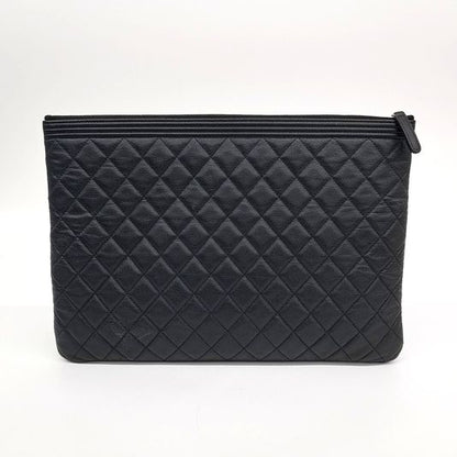 Chanel Caviar Boy Clutch Large (10265434)