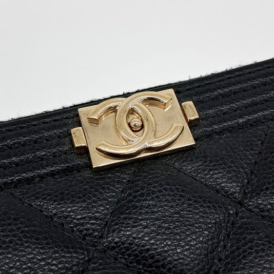 Chanel Caviar Boy Clutch Large (10265434)