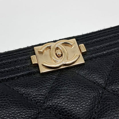 Chanel Caviar Boy Clutch Large (10265434)