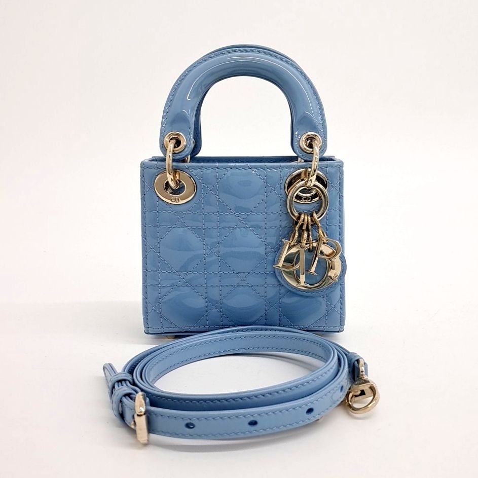 Christian Dior Patent Micro Lady Bag (10266604)