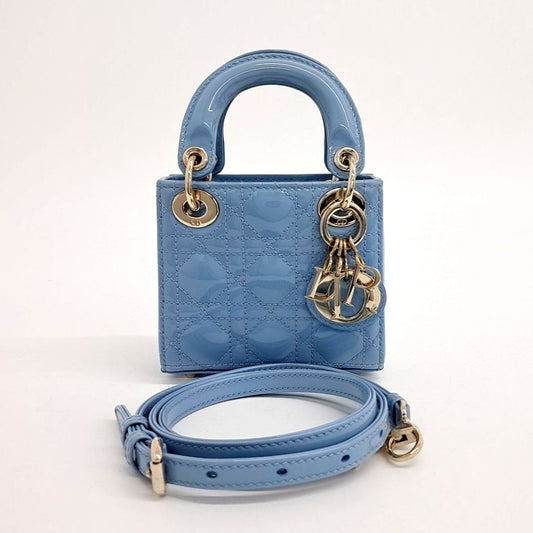 Christian Dior Patent Micro Lady Bag (10266604)
