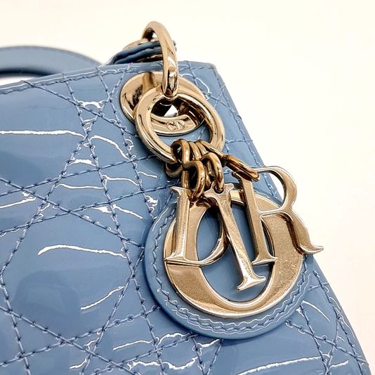 Christian Dior Patent Micro Lady Bag (10266604)