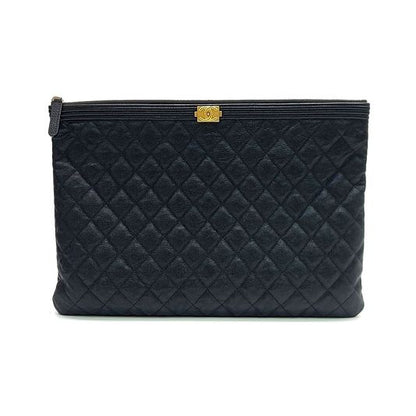 Chanel Caviar Boy Clutch Large (10267083)