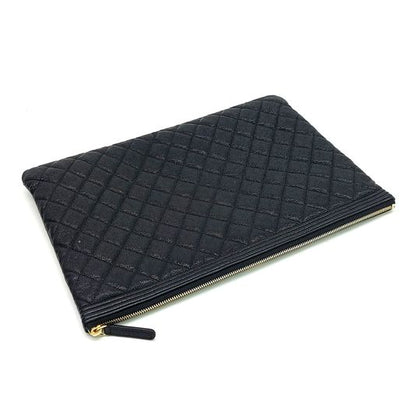 Chanel Caviar Boy Clutch Large (10267083)