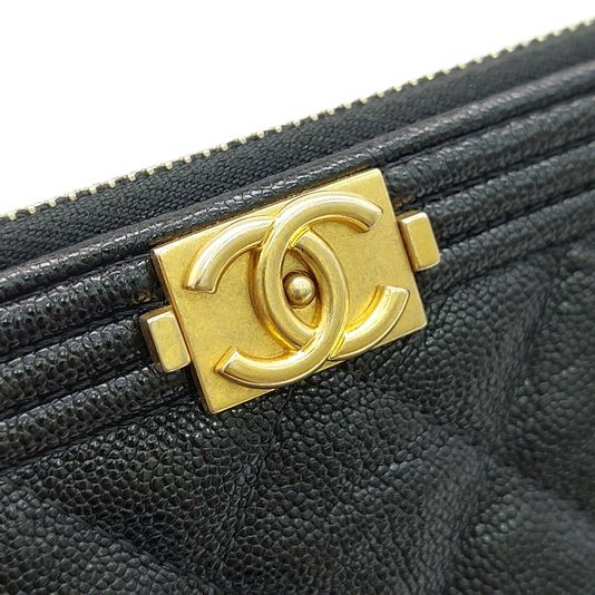 Chanel Caviar Boy Clutch Large (10267083)