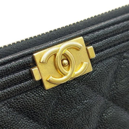 Chanel Caviar Boy Clutch Large (10267083)