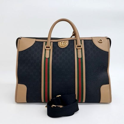 Gucci GG Jacquard Duffel Bag (715773) (10267162)