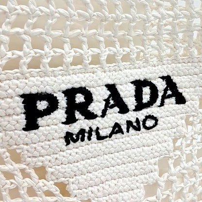 Prada Raffia Shoulder Bag (1BG393) (10267792)