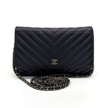 Chanel Caviar Chevron WOC Mini Crossbody Bag (10267890)