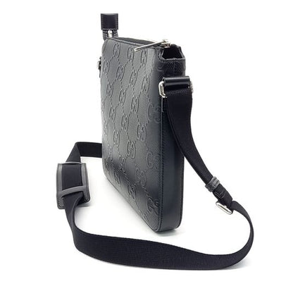 Gucci GG Embossed Messenger Crossbody Bag (406410) (10267891)