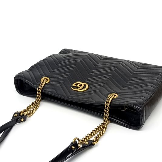 Gucci Medium Matelassé Shoulder Bag (524578) (10268345)
