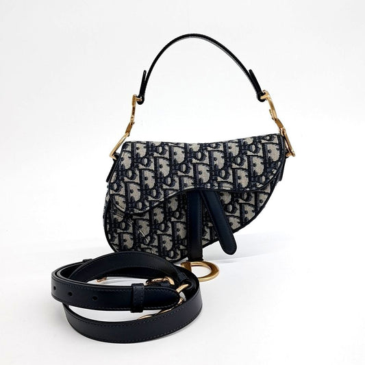 Christian Dior Oblique Mini Saddle Strap Bag (10269028)