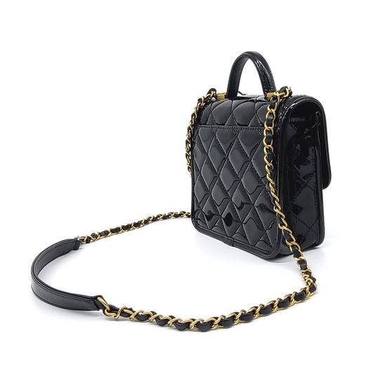 Chanel Patent Top Handle Flap Bag (10272902)
