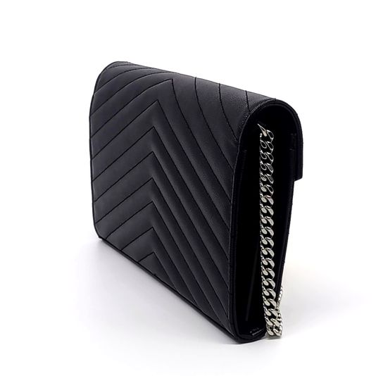 Saint Laurent Monogram Chain Crossbody Bag (377828) (10273202)