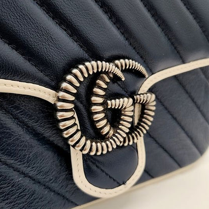 Gucci GG Marmont Mini Top Handle Bag (583571) (10273608)