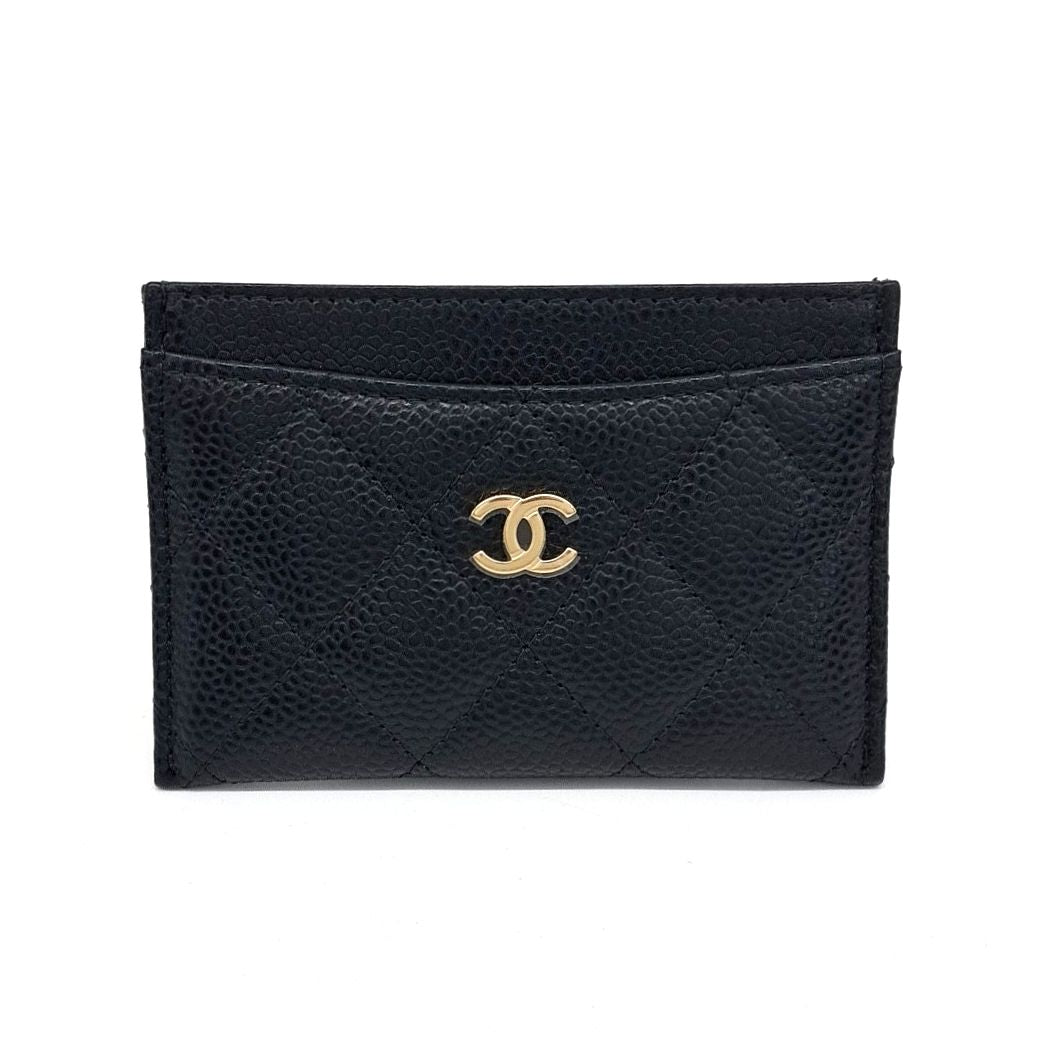 Chanel Caviar Card Holder (10273952)