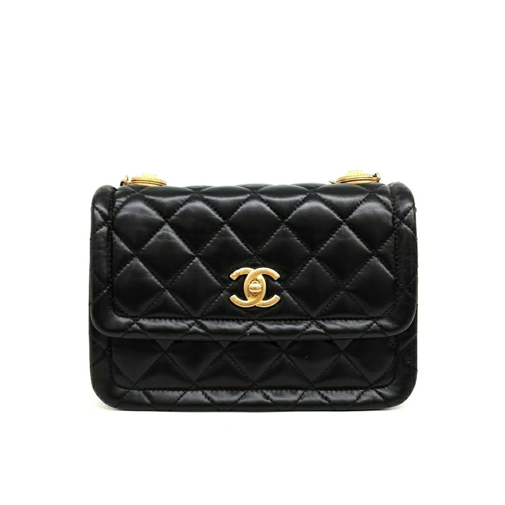 Chanel Button-On Top Crossbody Bag (10276031)
