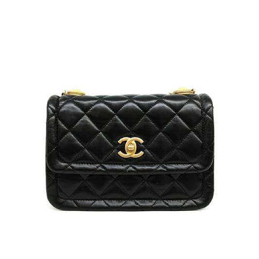 Chanel Button-On Top Crossbody Bag (10276031)