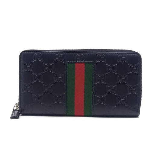 Gucci Cimaline Web Long Wallet (408831) (10280091)