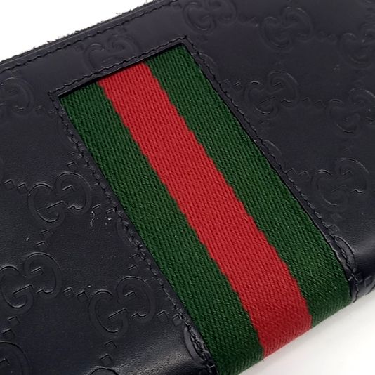 Gucci Cimaline Web Long Wallet (408831) (10280091)
