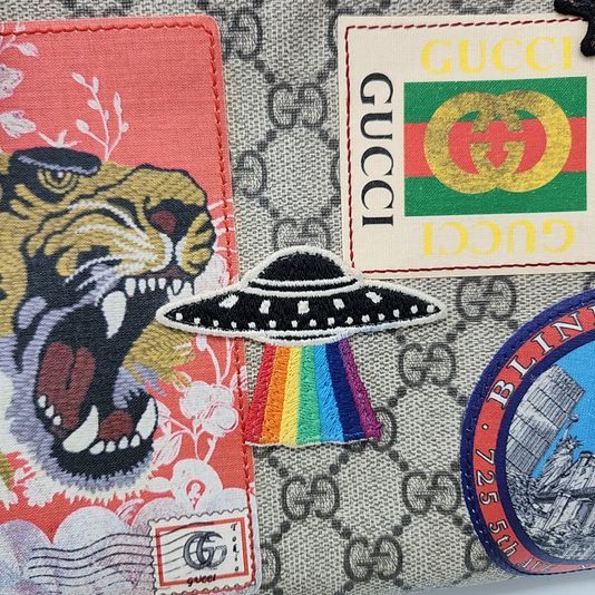 Gucci Supreme Courier Crossbody Bag (406408) (10275674)