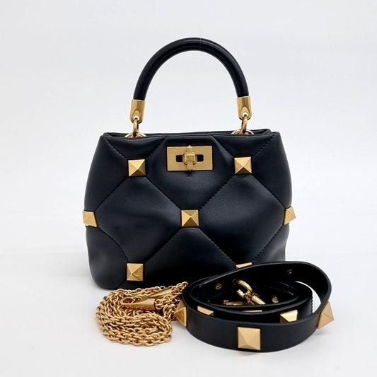 Valentino Roman Studded Tote and Shoulder Bag (10275764)