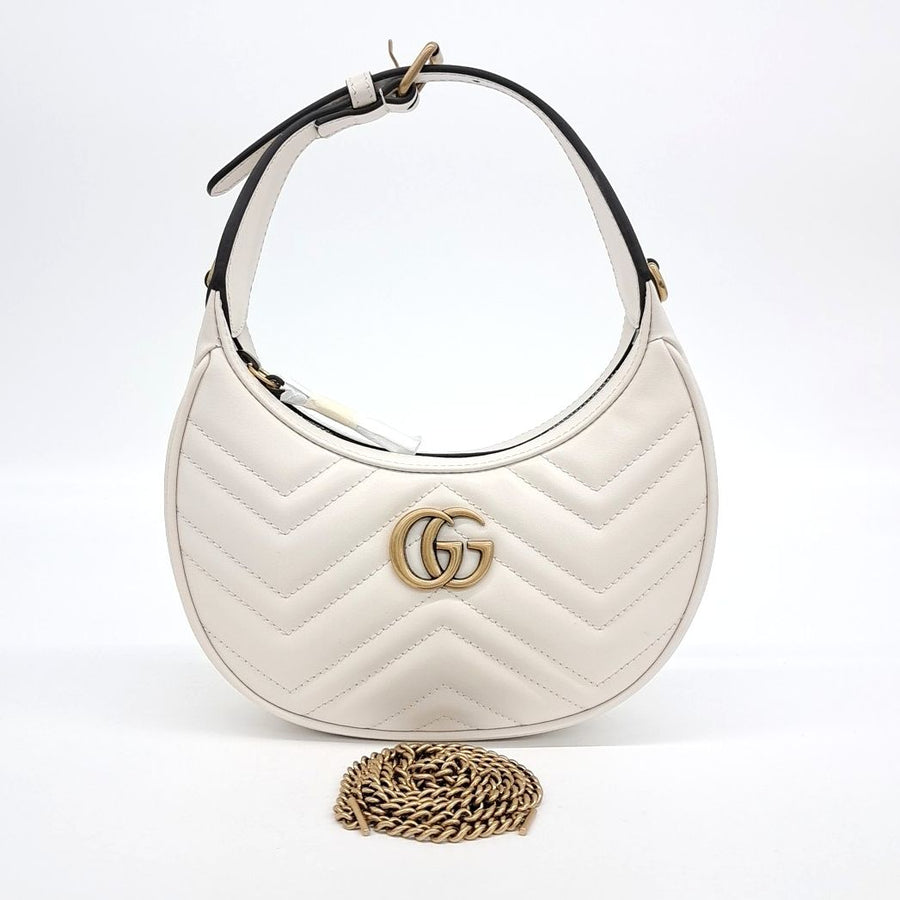 Gucci Marmont Half Moon Mini Shoulder Bag (699514) (10276643)