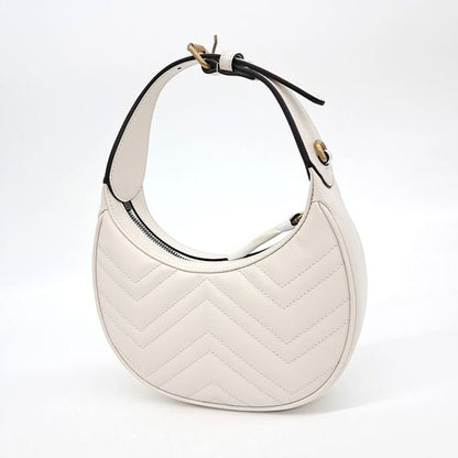 Gucci Marmont Half Moon Mini Shoulder Bag (699514) (10276643)