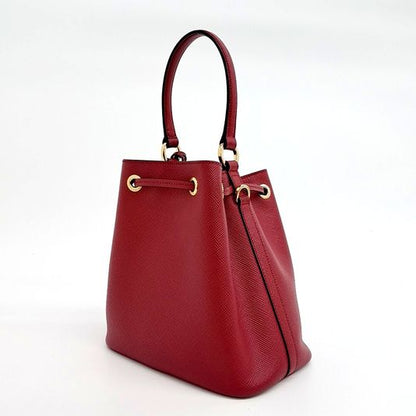 Prada Saffiano Bucket Tote and Crossbody Bag (1BE032) (10277123)