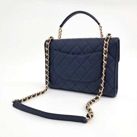 Chanel Caviar Chain Tote and Shoulder Bag (10279600)