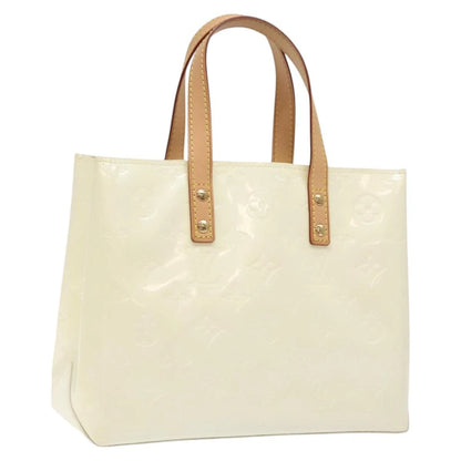 Louis Vuitton Monogram Vernis Reade Pm Hand Bag Perle M91336
