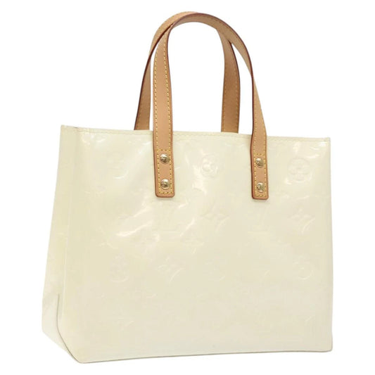 Louis Vuitton Monogram Vernis Reade Pm Hand Bag Perle M91336