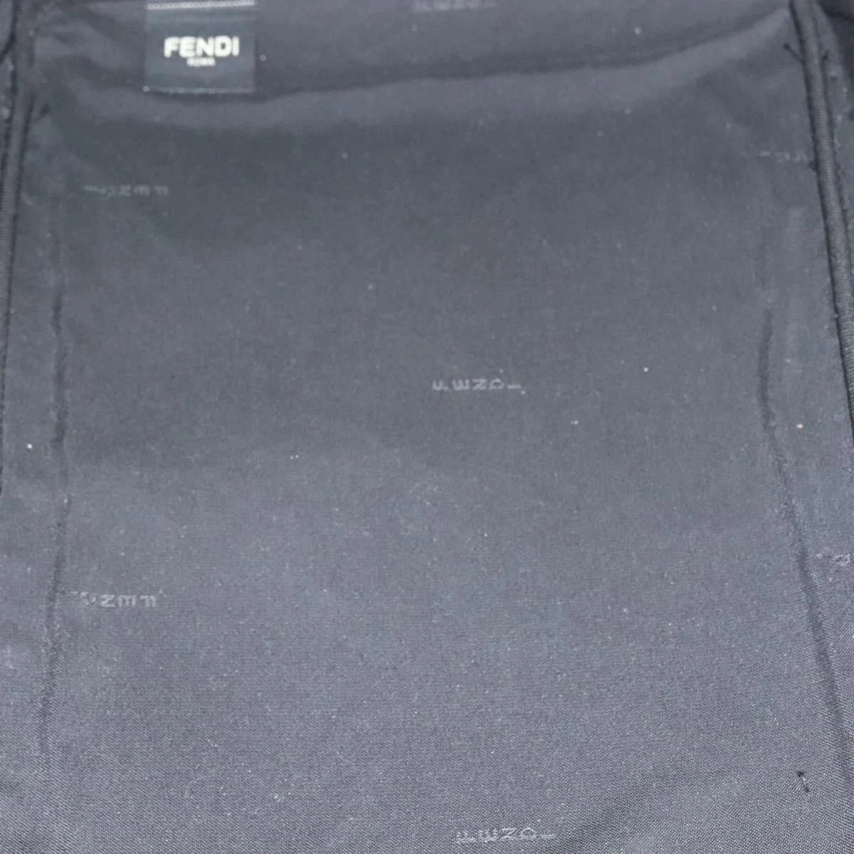 Fendi Zucca Canvas Clutch Bag Outlet Black Gray