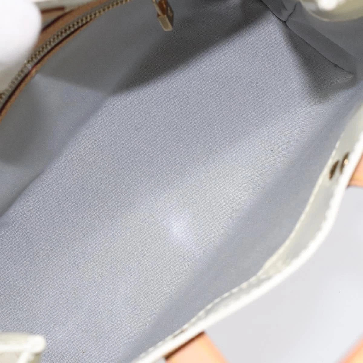 Louis Vuitton Monogram Vernis Reade Pm Hand Bag Perle M91336