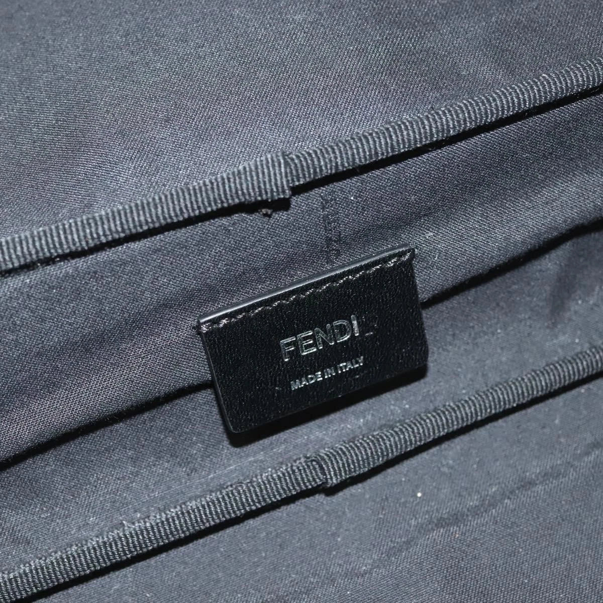 Fendi Zucca Canvas Clutch Bag Outlet Black Gray