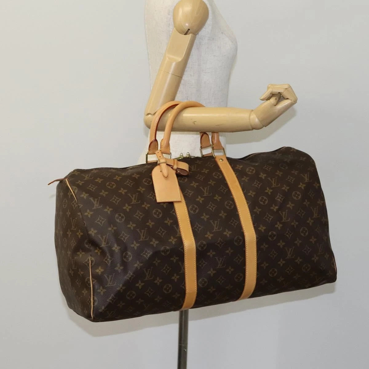 Louis Vuitton Monogram Keepall 50 Boston Bag M41426