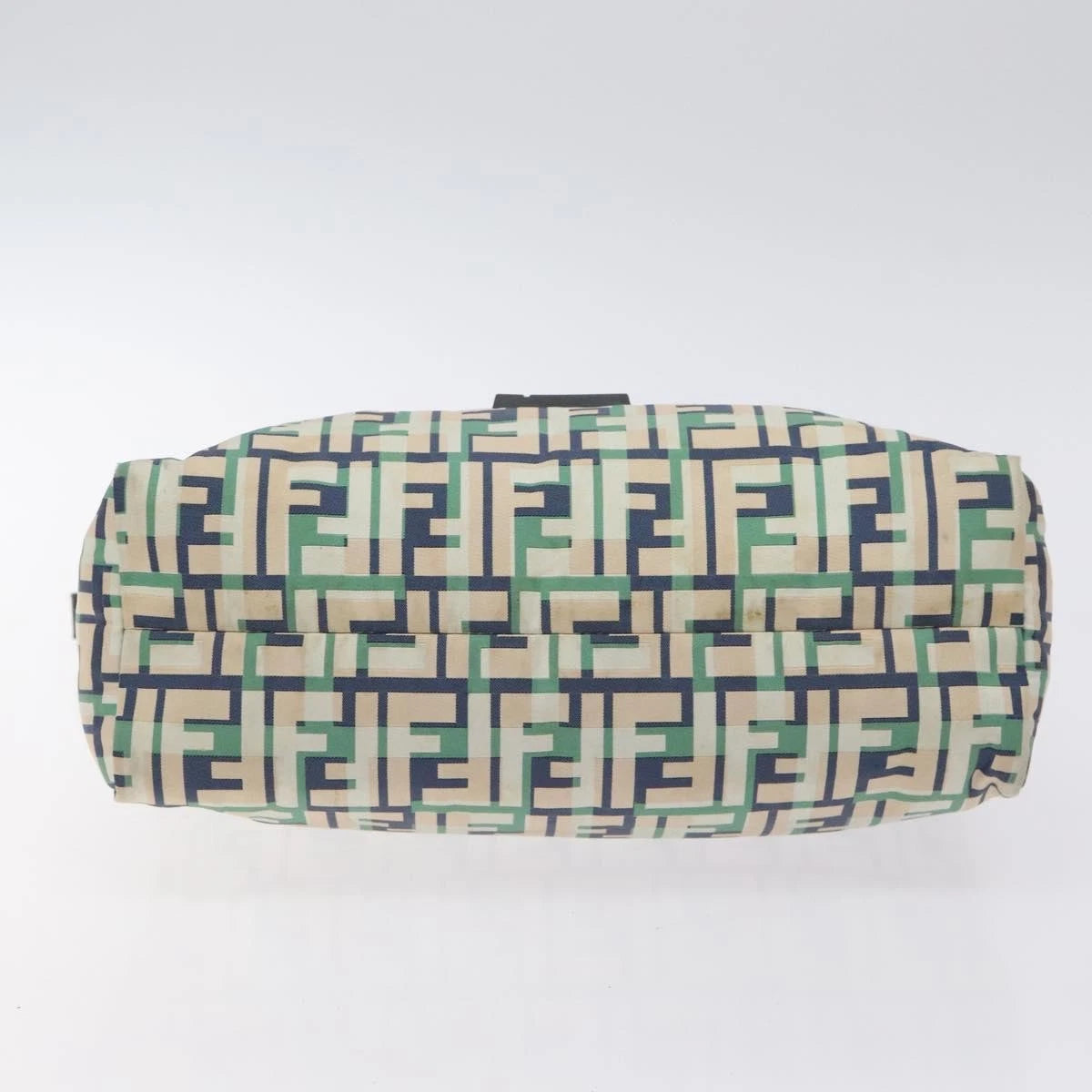 Fendi Zucca Canvas Shoulder Bag White