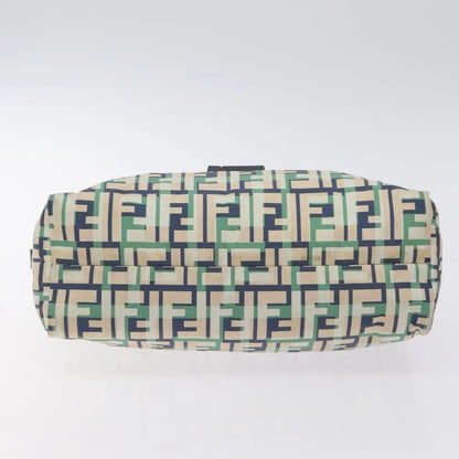 Fendi Zucca Canvas Shoulder Bag White